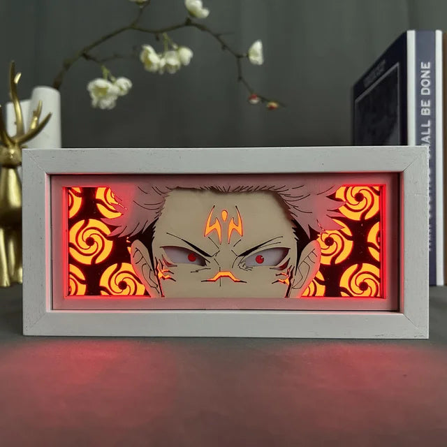 Uchiha Itachi Paper Carving 3D Anime Lamp