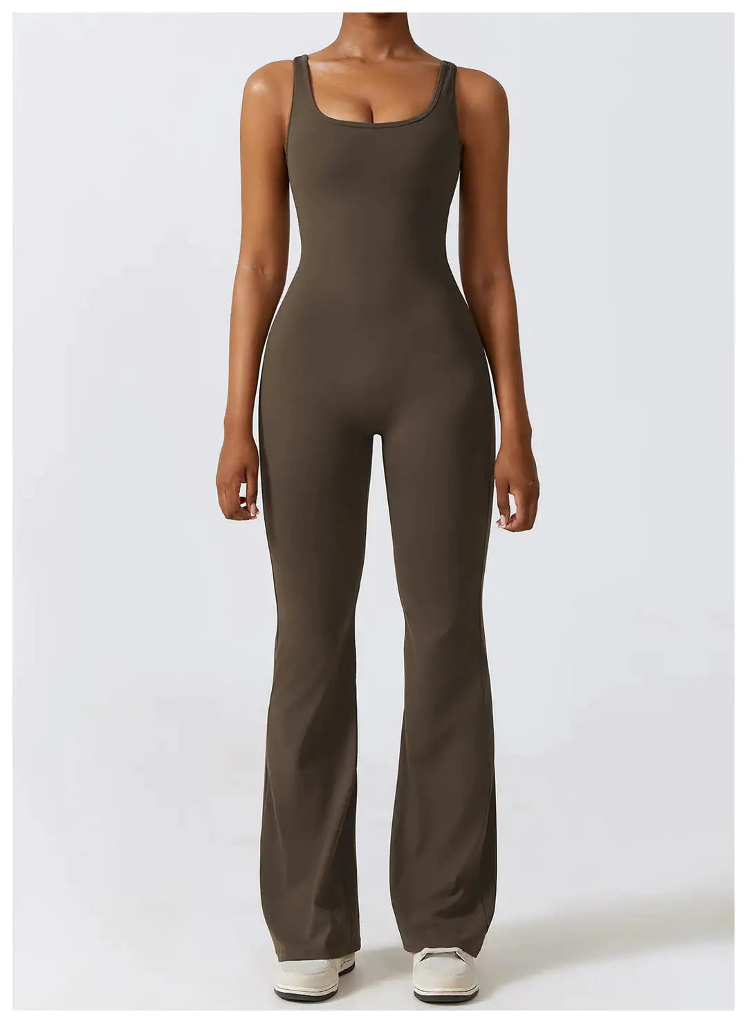 Flare Scrunch Jumpsuit