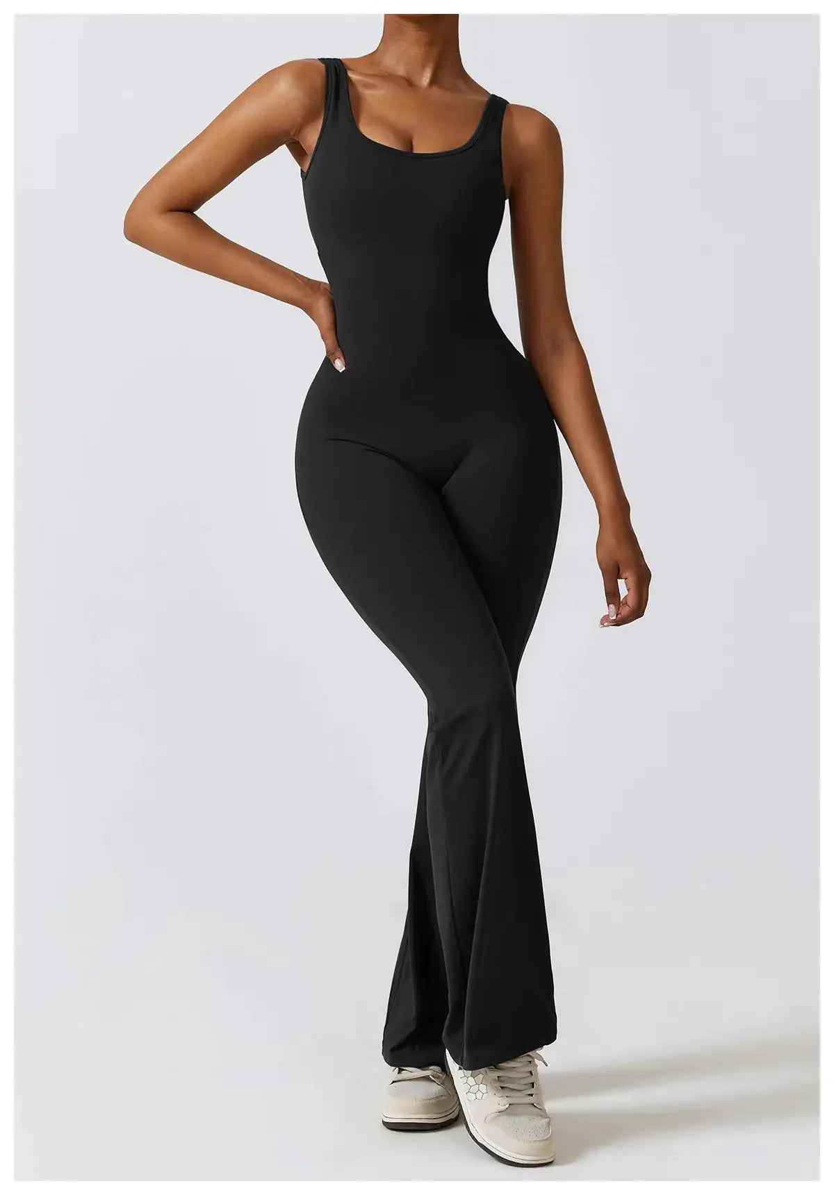 Flare Scrunch Jumpsuit