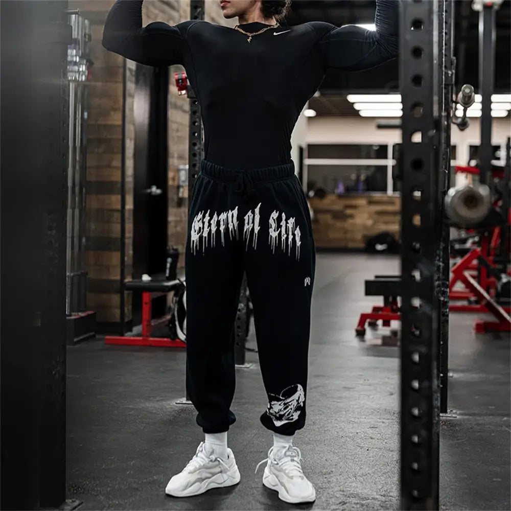 Men's Gym Joggers Cotton Pants Streetwear