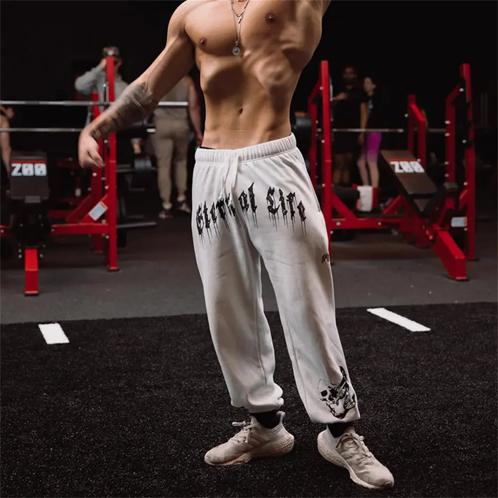 Men's Gym Joggers Cotton Pants Streetwear