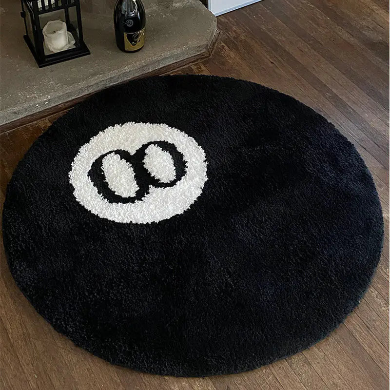 Stylish 8 Ball Rug