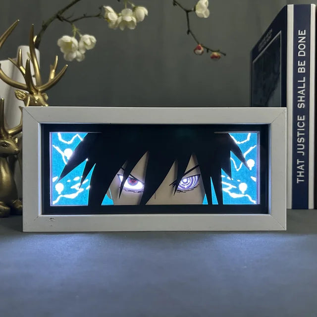 Uchiha Itachi Paper Carving 3D Anime Lamp